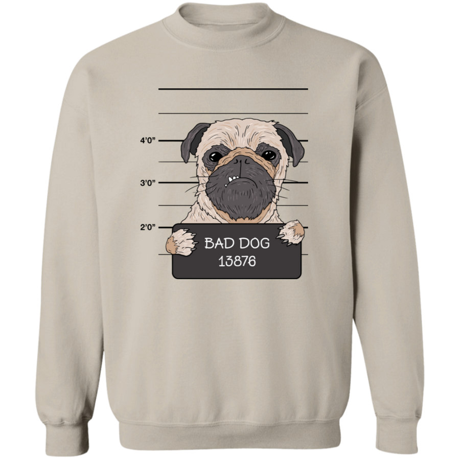 Dog Profile Pullover Sweatshirt