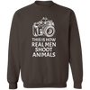 This Is How Real Men Shoot Animals Pullover Sweatshirt