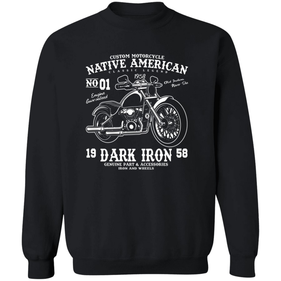 Native American Dark Iron Pullover Sweatshirt