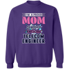 I'm A Proud Mom of Freaking Awesome Telecom Engineer Pullover Sweatshirt