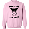 Dog Bless America Pullover Sweatshirt
