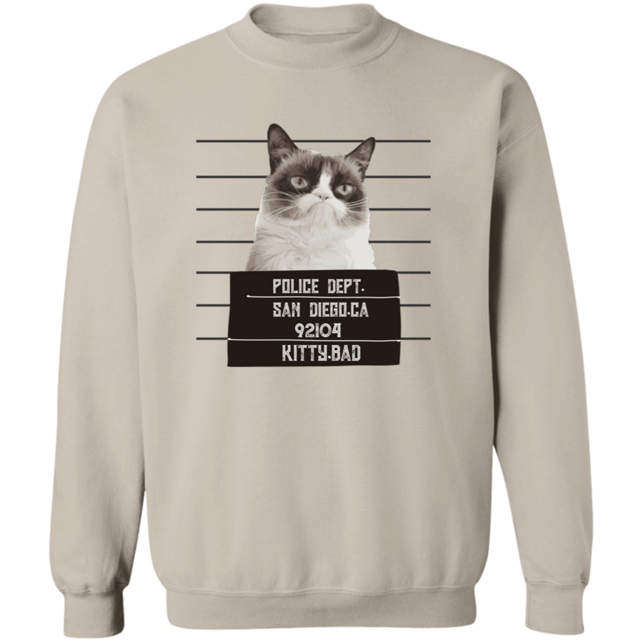 Cat Profile Pullover Sweatshirt