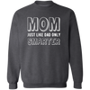 Mom Just Like Dad Only Smarter Pullover Sweatshirt