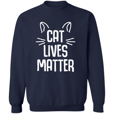 Cat Lives Matter Pullover Sweatshirt