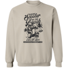 Riding Scooter On The Beach Pullover Sweatshirt