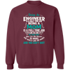 Being An Engineer is A Half Time Job Being Mom is a full Time Job Pullover Sweatshirt