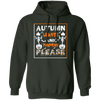 Autumn Leaves And Pumpkin Please Pullover Hoodie