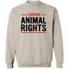 I Support Animal Rights Pullover Sweatshirt
