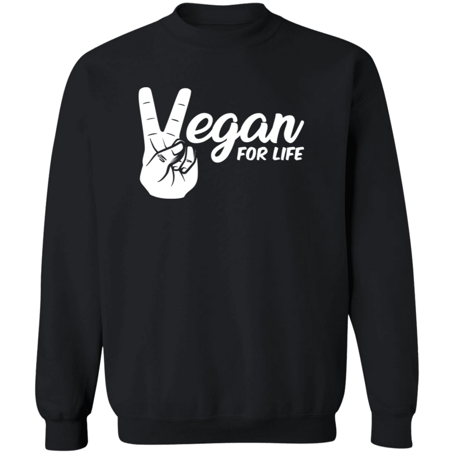 Vegan For Life Pullover Sweatshirt