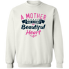 A Mother Has A Kind And Beautiful Heart Pullover Sweatshirt