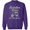 Scooter Rider On The Storm Pullover Sweatshirt