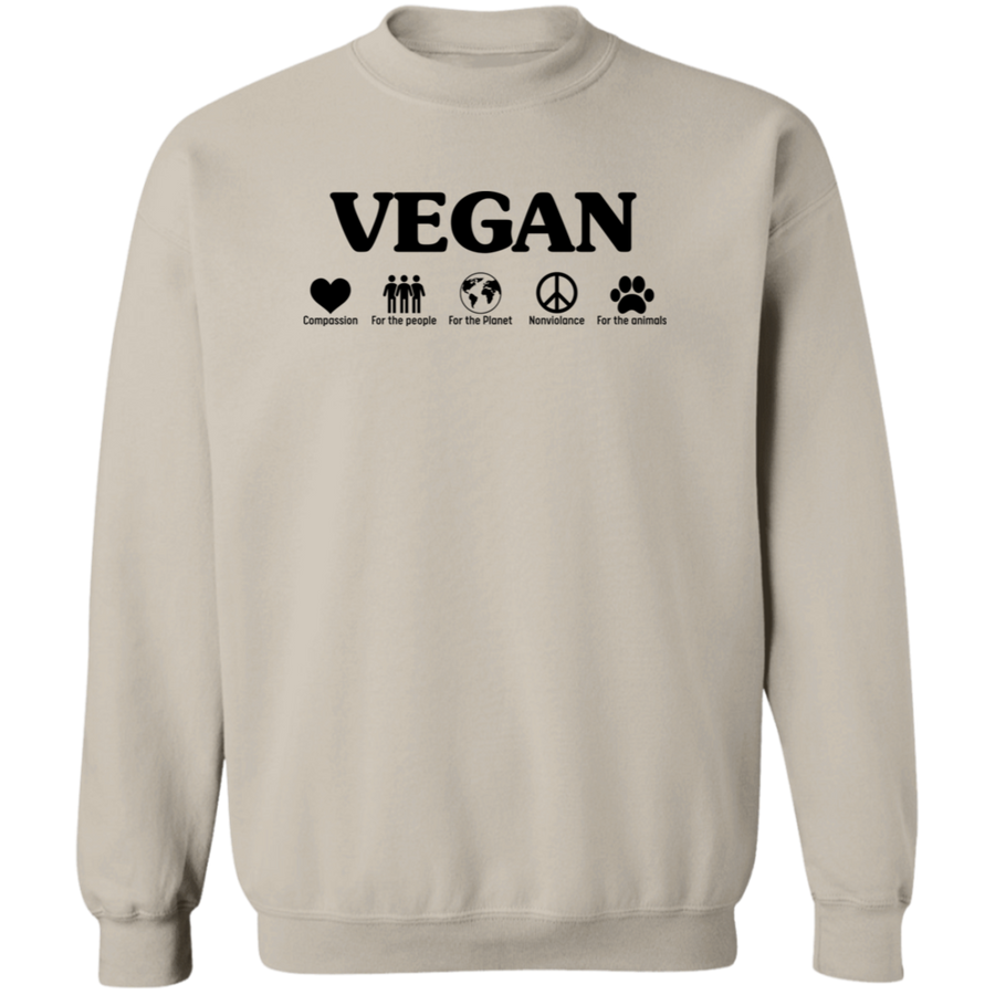 Vegan Pullover Sweatshirt