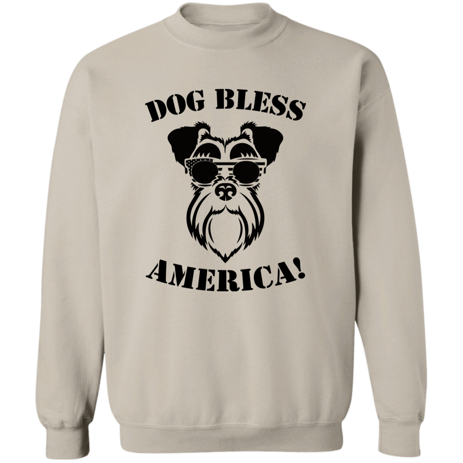 Dog Bless America Pullover Sweatshirt