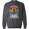 I'm a yoga Dad Just Like a Normal Dad Except Much Cooler Pullover Sweatshirt