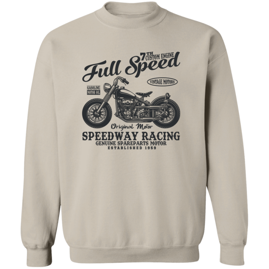 Speedway Racing Pullover Sweatshirt