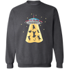 Alien Cat Pullover Sweatshirt