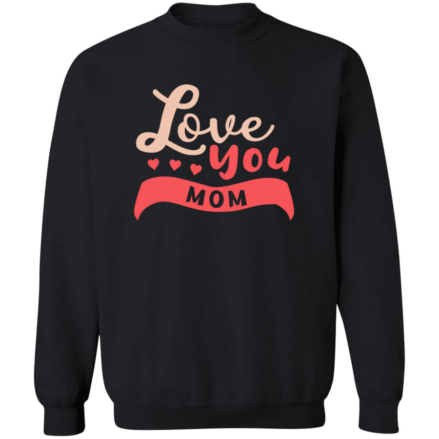 Love You Heart Pullover Sweatshirt