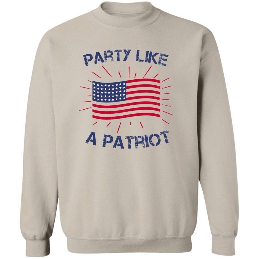 Party Like a Patriot Pullover Sweatshirt