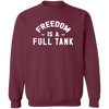 Freedom Is A Tank Pullover Sweatshirt