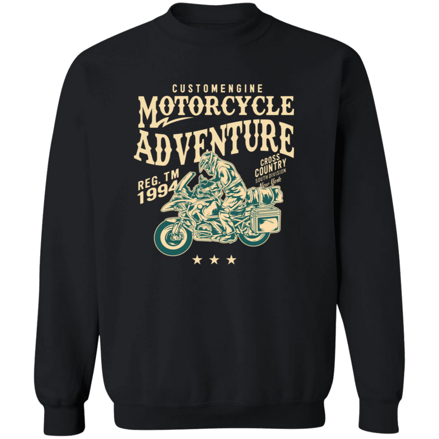 Motorcycle Adventure Pullover Sweatshirt