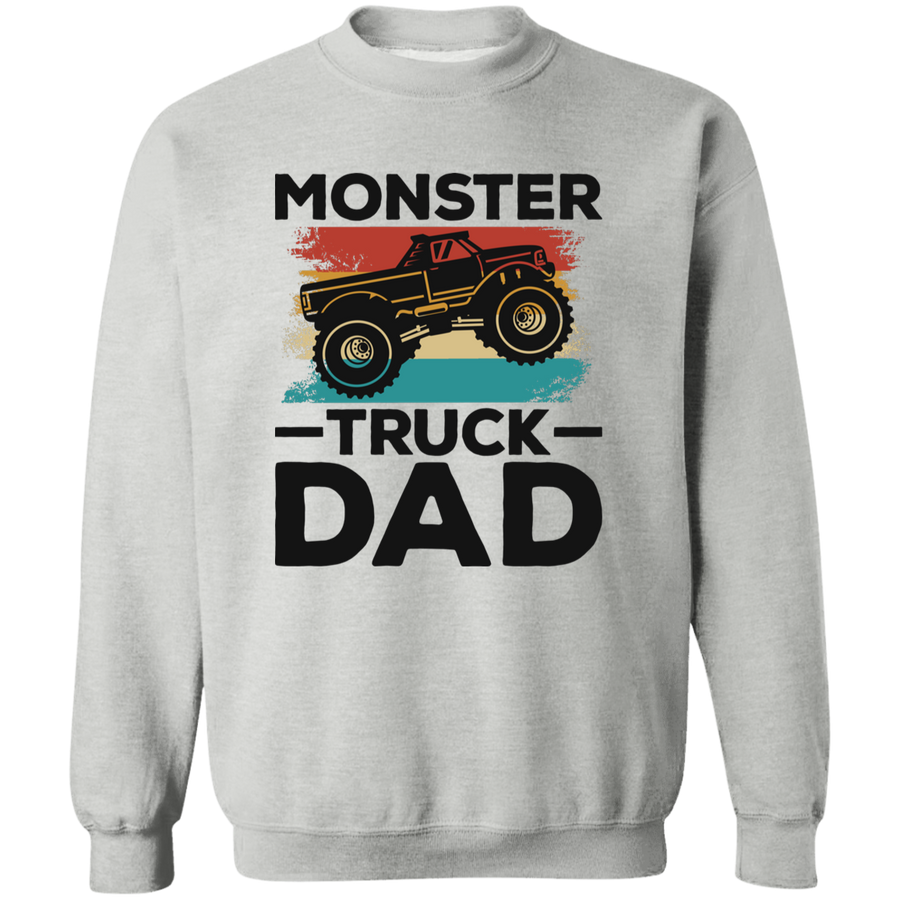 Monster Truck Dad Pullover Sweatshirt